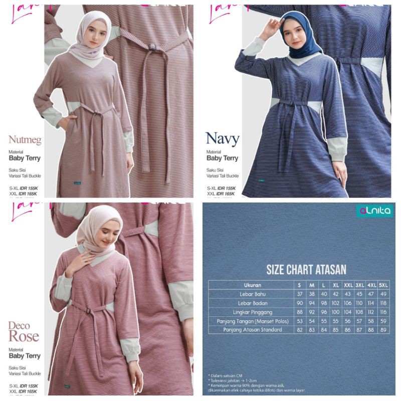 Alnita Lanika* Tunik Kaos/ Discon 15%