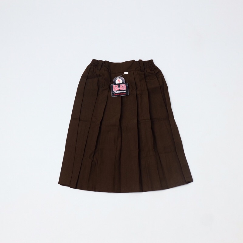 ROK PENDEK Sekolah SD Rok Rempel Perempuan Seragam Sekolah SD MI Warna MERAH PUTIH COKLAT HITAM HIJAU