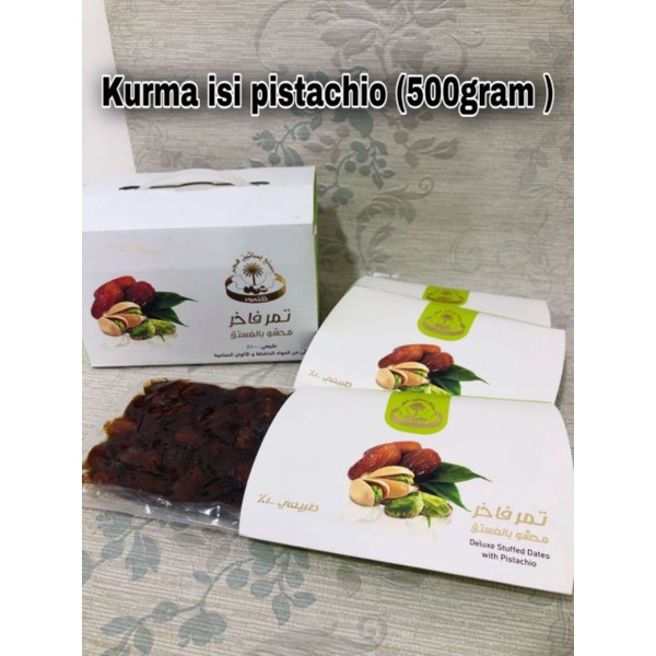 

Kurma Isi Pictachio 500 gram