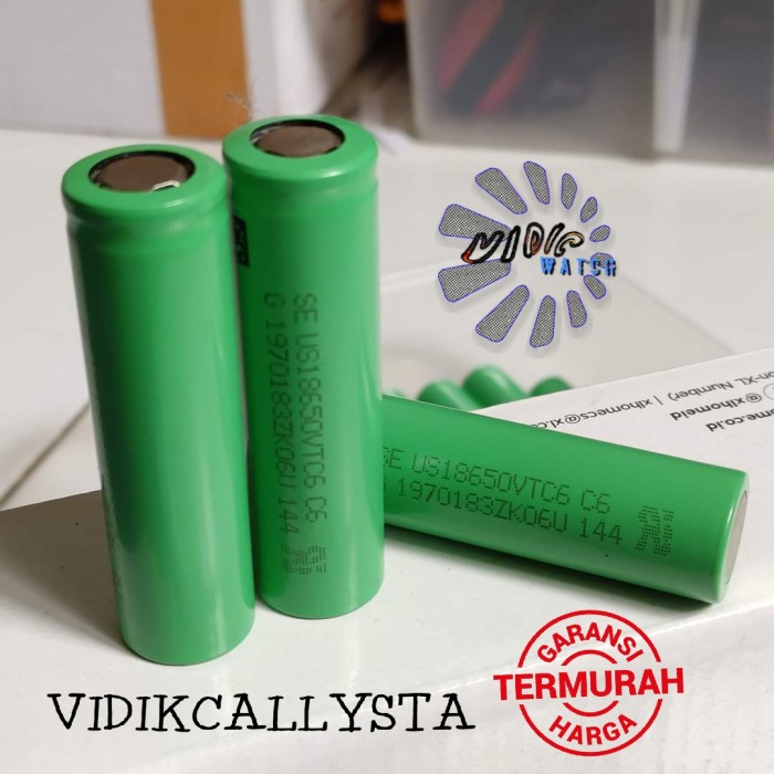 BATERAI BATTERY BATREI VAPE ROKOKELECTRIK 18650 RECHARGEABLE RATA