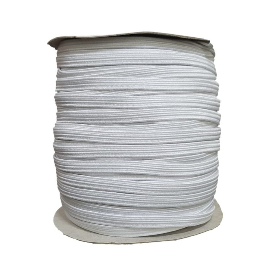 Tali Karet Masker per Meter / karet elastis / tali earloop masker / tali hijab masker