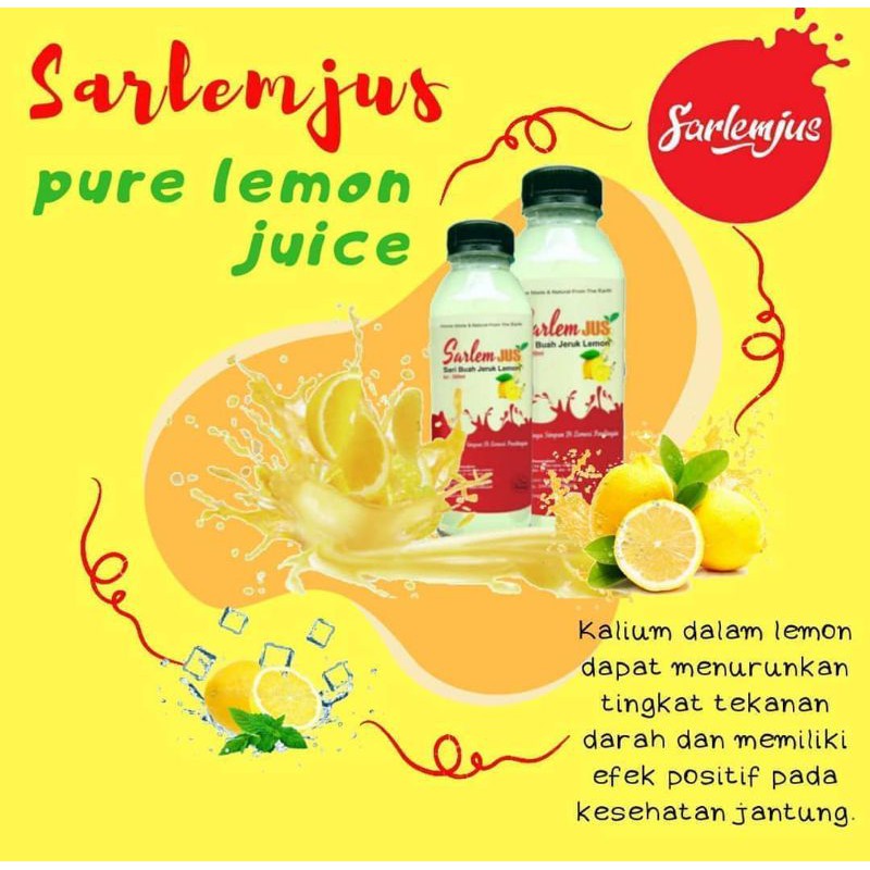 

Sarlemjus 100% Original Perasan Lemon Tanpa Campuran Apapun