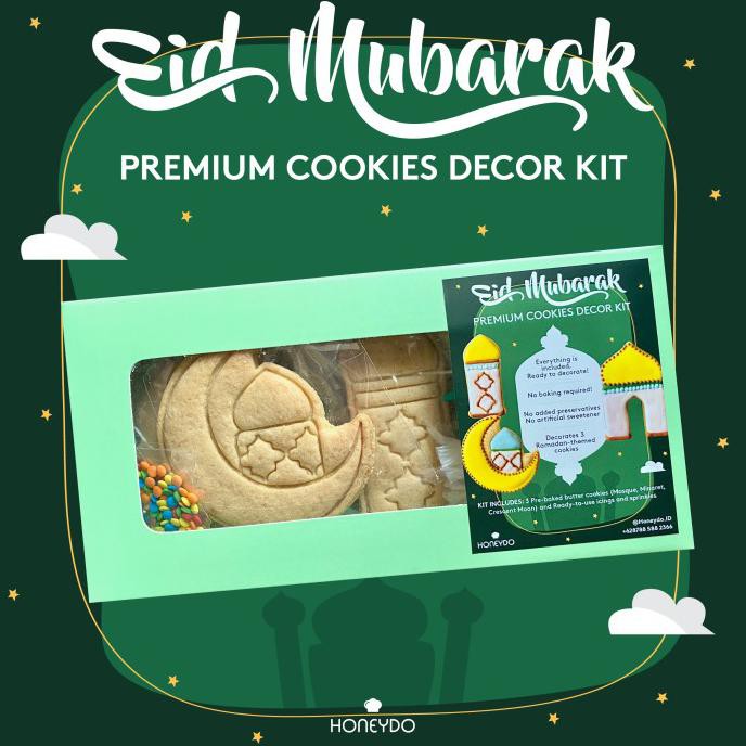 

Honeydo Ramadan Cookies Decor Diy Kit #1 / Lebaran Kue Kering Cookie Louismarket969