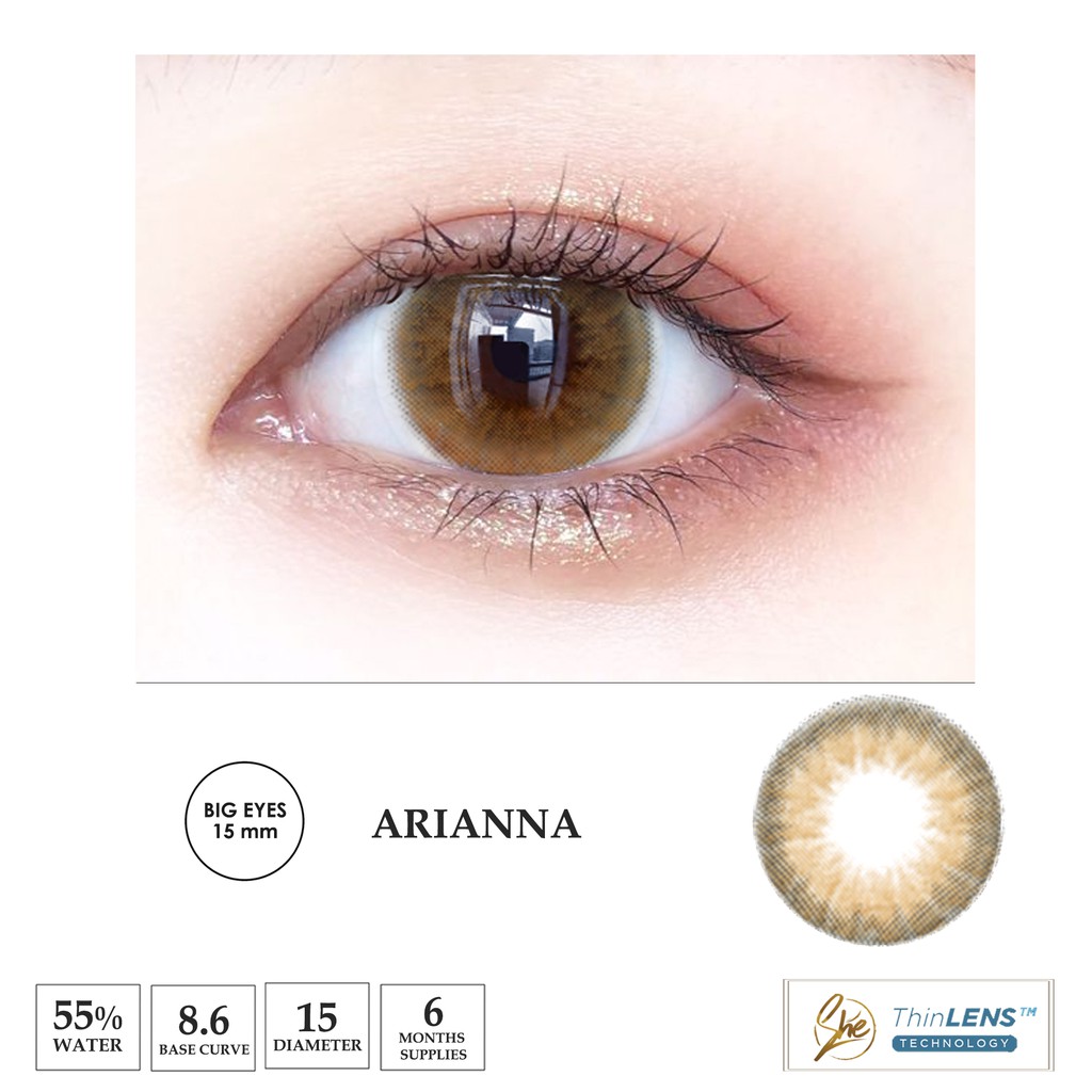 Superstar Arianna softlens warna  bulanan