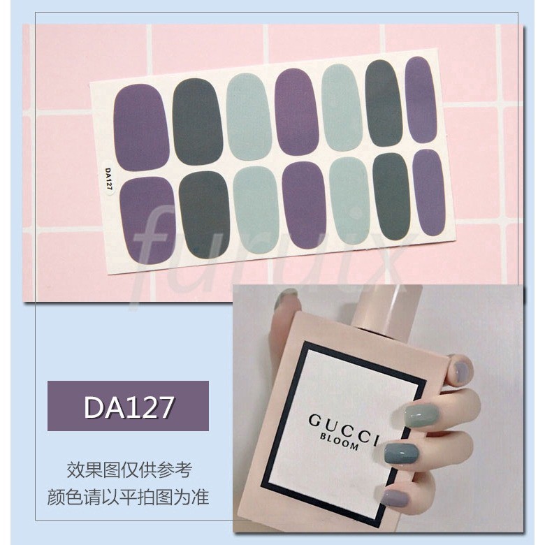 Nail sticker motif / sticker kuku / stiker kuku / nail stiker glitter nail art stiker kartun