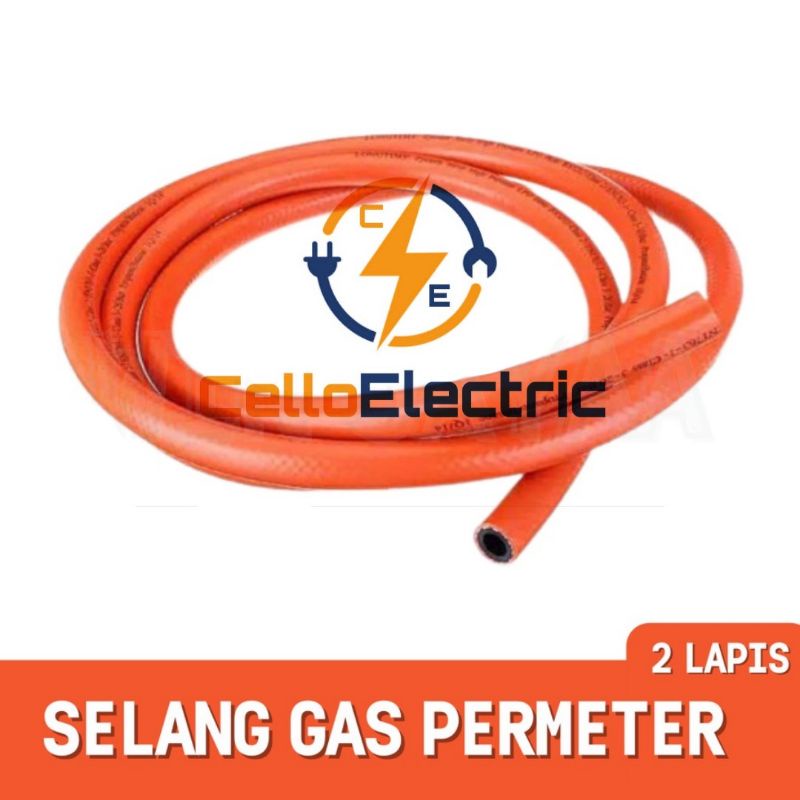 Selang Gas LPG Meteran 3 Lapis / Selang Kompor / Selang Regulator Gas