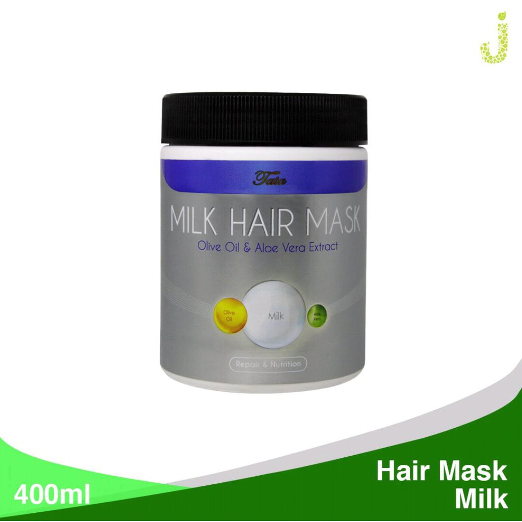 [BPOM] Tata MILK HAIR MASK Susu 400gr Milk Hair Mask untuk Rambut Rusak Bercabang