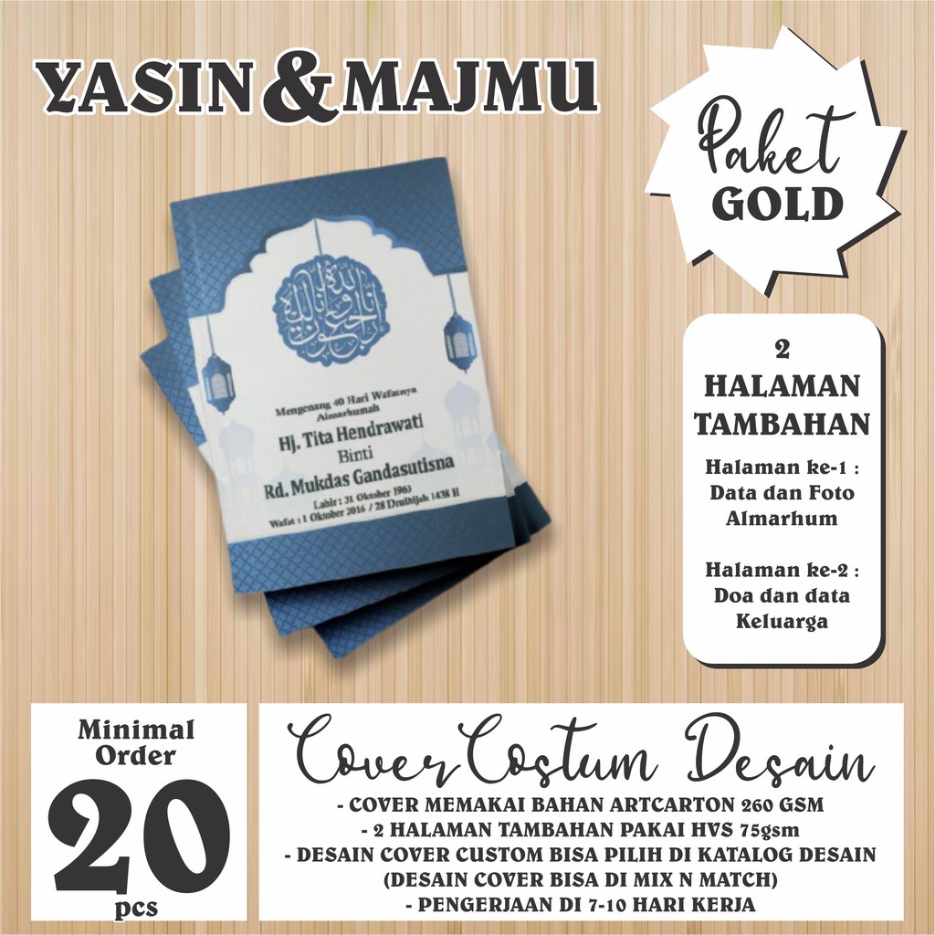 

YASIN SOFTCOVER 96 HALAMAN PAKET GOLD