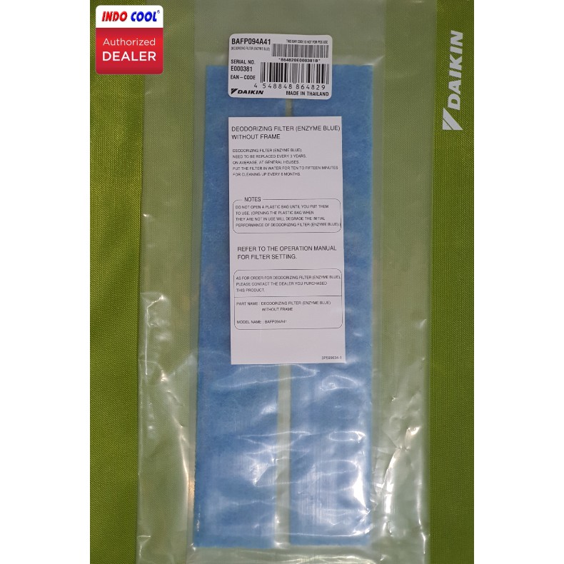 DAIKIN FILTER AC ENZYME BLUE