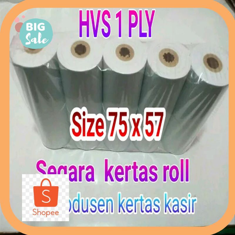 

Termurah kertas kasir hvs 1 ply 75 x 60 Kekinian