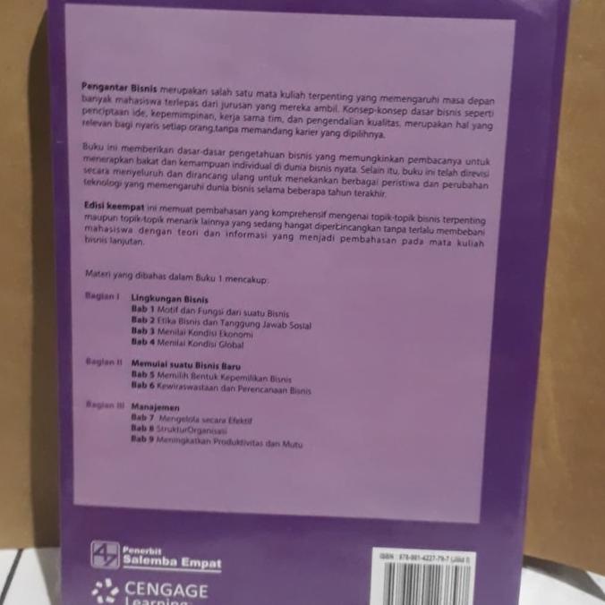 

INTRODUCTION TO BUSINESS Pengantar Bisnis Edisi 4 Buku 1 Jeff Madura