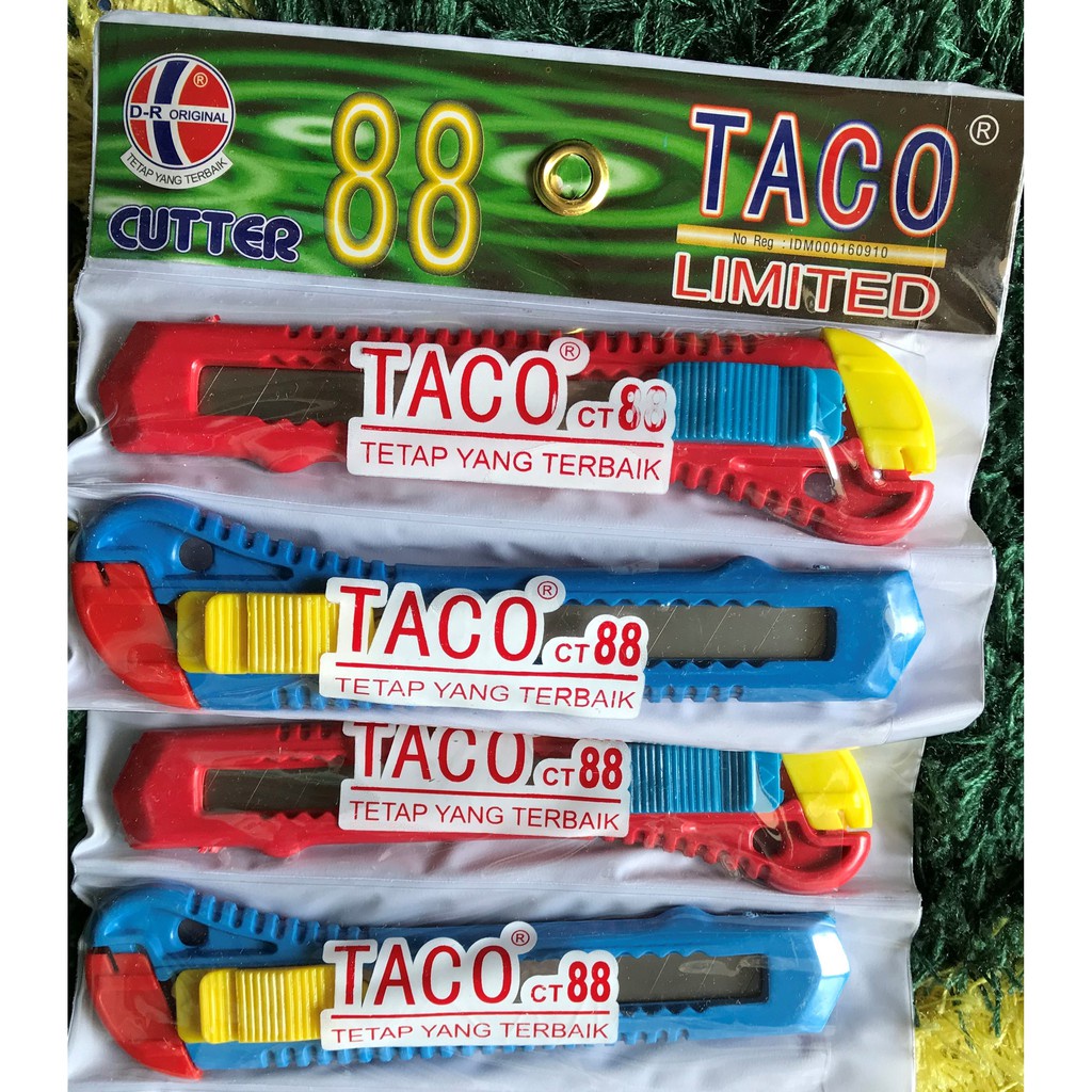 

Cutter Renteng Taco Besar Limited 88 Doff Ukuran Seperti L-500