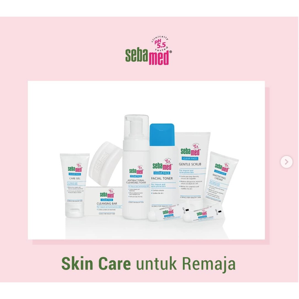 Sebamed Clear Face Antibacterial Cleansing Foam 150ml Anti Bacterial Acne Jerawat Berminyak