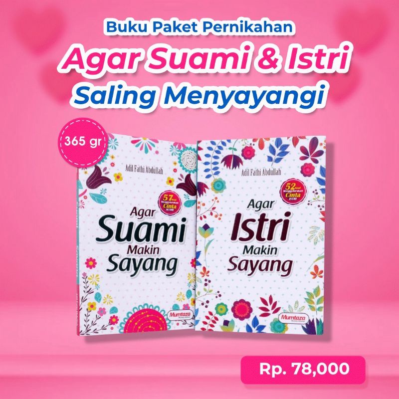 

Paket Buku Pernikahan, Agar Suami Istri Makin Sayang