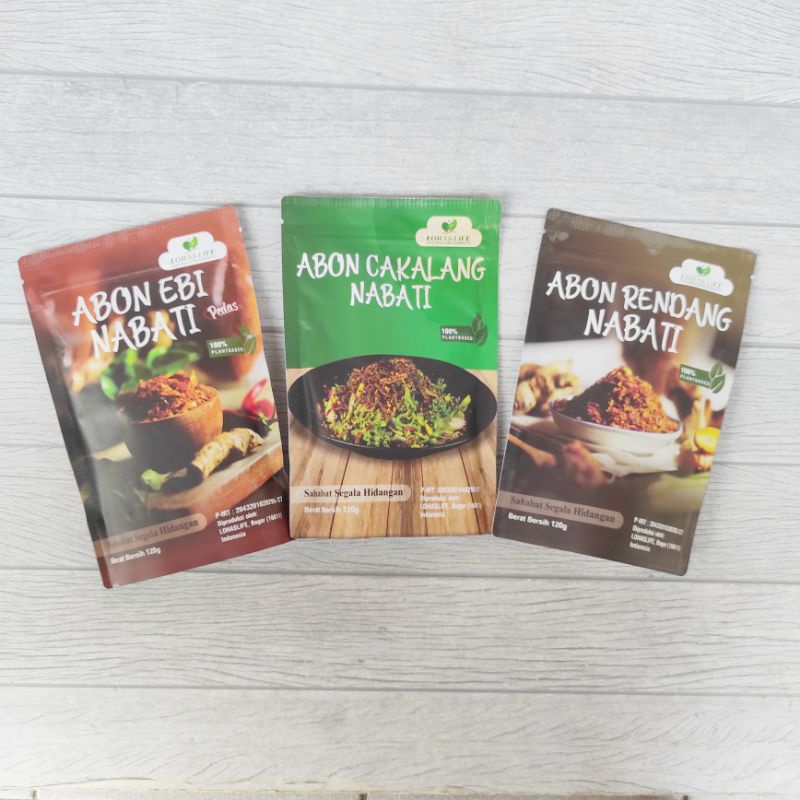 

Lohas Life Abon Nabati Cakalang Rendang Ebi 120g Vegan Vegetarian