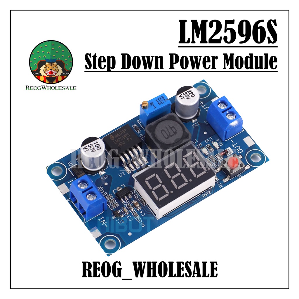 LM2596S Buck Converter DC to DC Step Down Power Module Voltage Regulator Stabilizer Tegangan DC