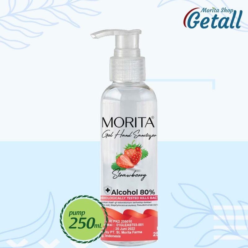 Hand Sanitizer Gel Morita Alkohol 80% 250 ml