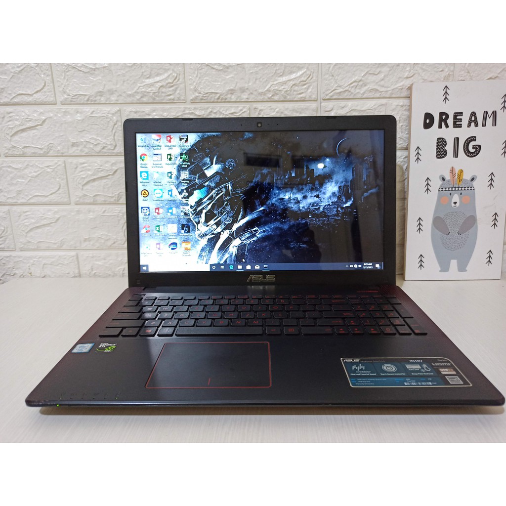 Asus X550VX Core i7 6700HQ Nvidia GTX 950m Laptop Gaming Second Semi ROG x TUF Murah gtx950