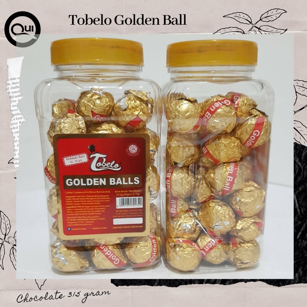 

Tobelo Golden Balls Chocolate (coklat) 315gr