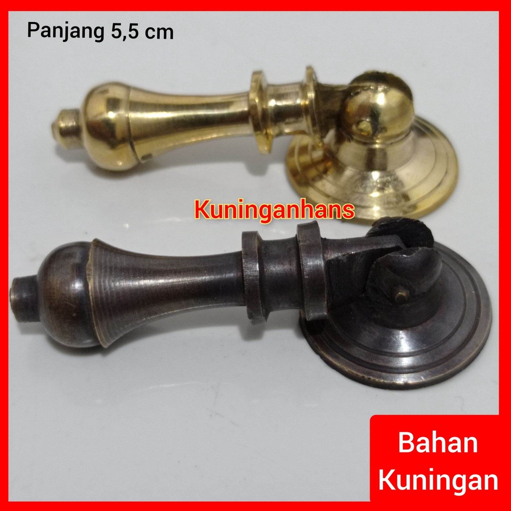 Handle laci pintu antik handle lemari meja buffet kuningan antik