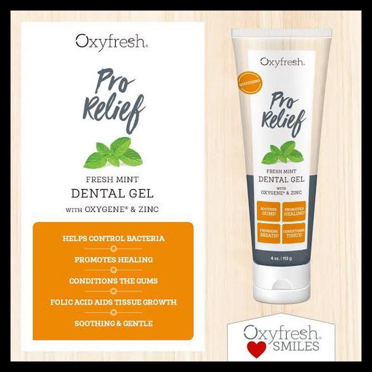 Oxyfresh Gel 4Oz / Dental Gel / Oxygene Pro Relief