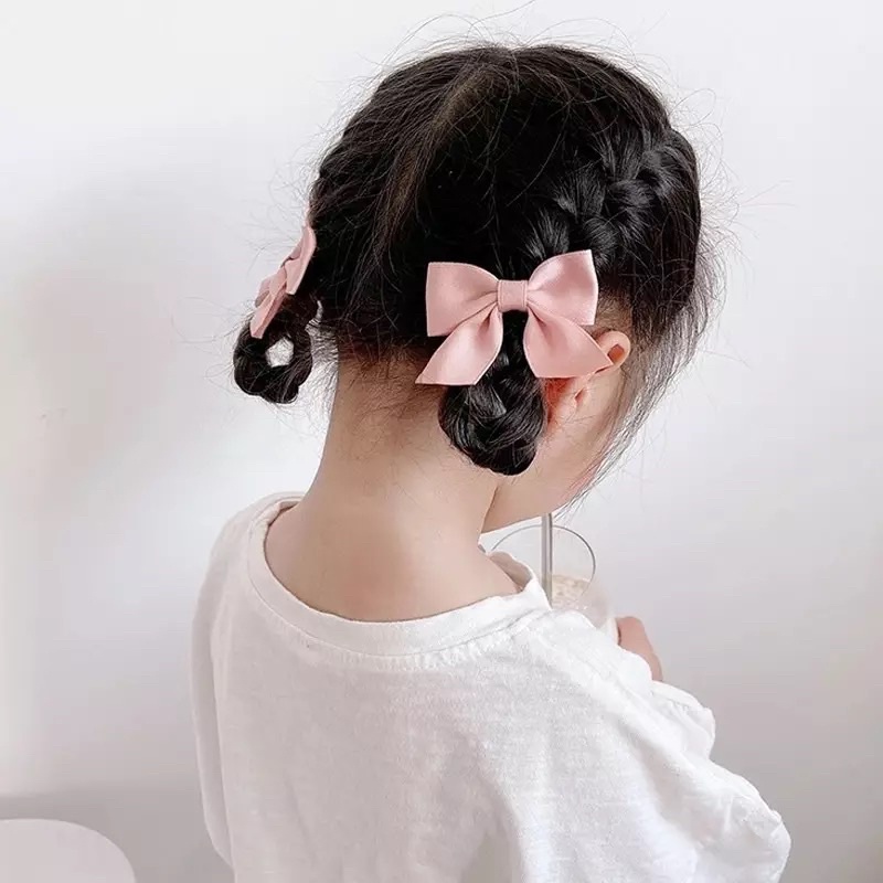 2 Pcs Jepitan Pita Anak Perempuan Cewek Korea Lucu Aksesoris Rambut Anak Jepitan Anak Ikat Rambut