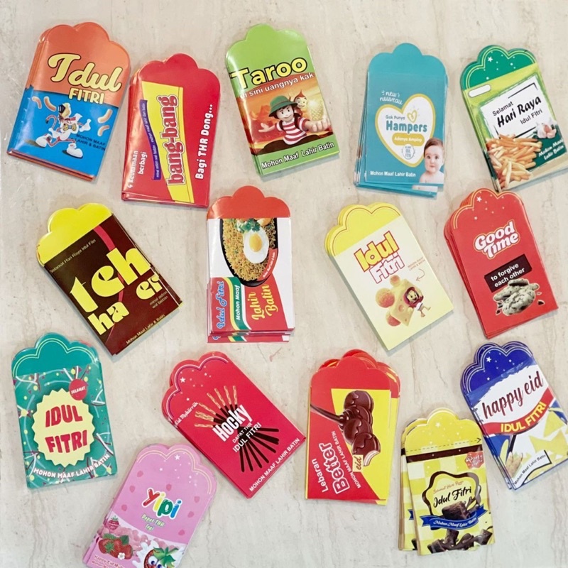 

[READY] AMPLOP LEBARAN SNACK VIRAL 10 PCS