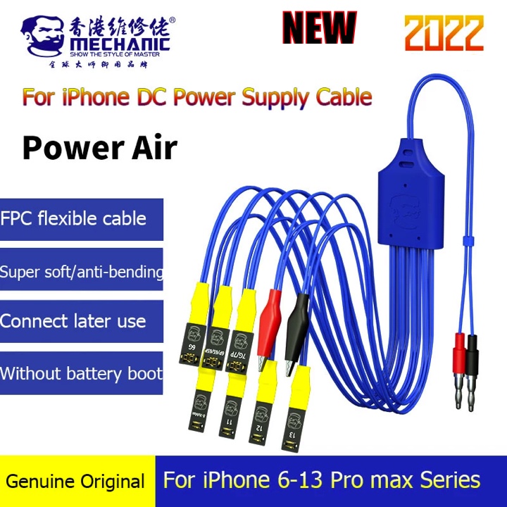 Kabel Mechanic IBOOT AD IP9 Pro Power Air Boot Battery Test Cable For IP 5-13 Pro Max/iPad Mini