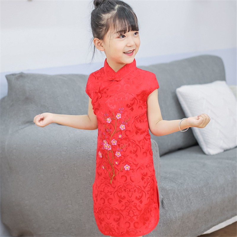  Baju  Cheongsam Setelan Cheongsam Anak  Dress Cheongsam 