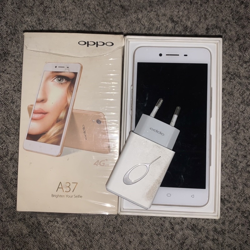 SECOND OPPO A37/NEO 9 GOLD WHITE