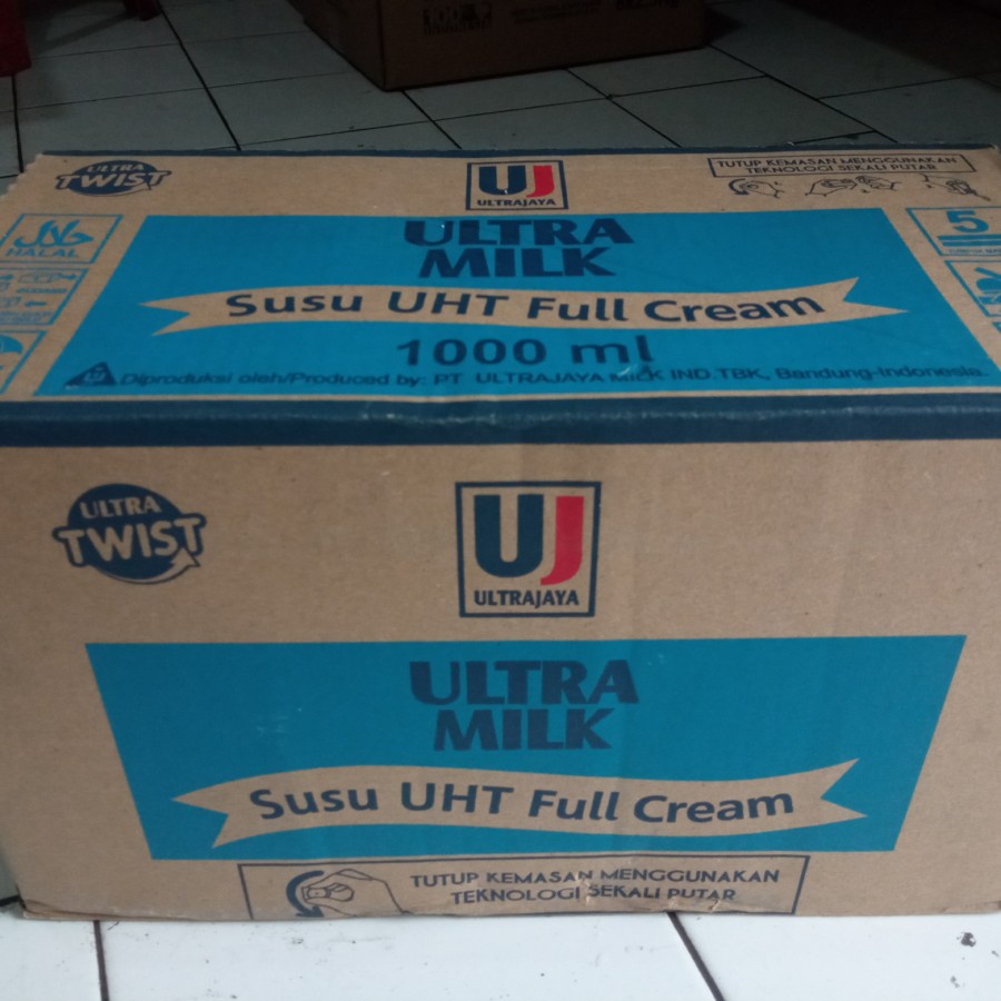 

Susu Uht Ultra milk 1000ml x 12