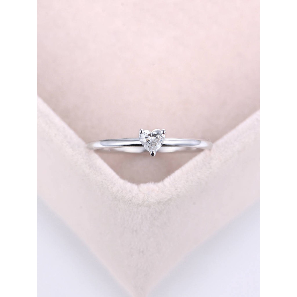 Cincin Sterling Silver 925 Dengan Cubic Zirconia Untuk Wanita