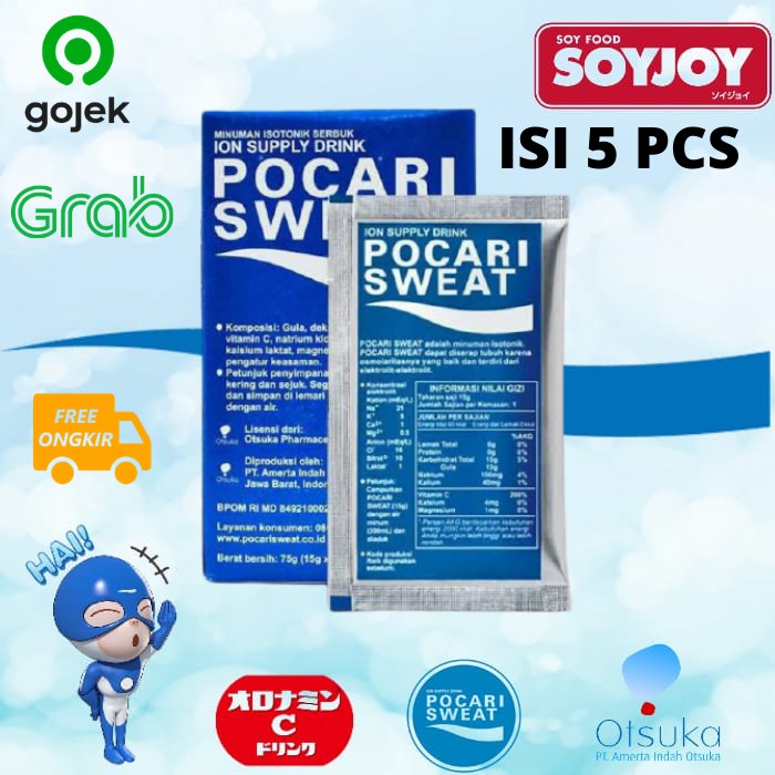 

pocari sweat sachet / minuman isotonik / minuman sehat /minuman pendaki / lari / sepeda / olahraga