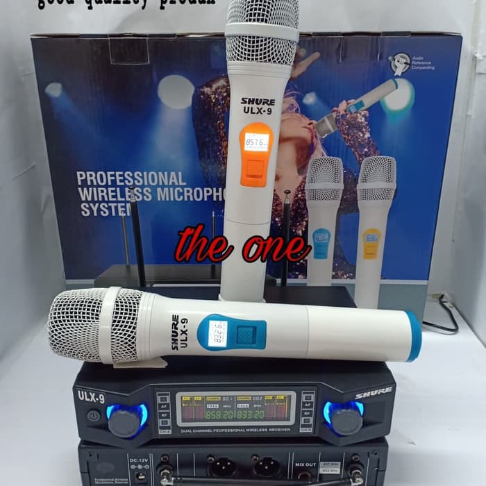 MIC WIRELESS SHURE ULX 9/ULX9 WIRELESS MICROPHONE (good quality)