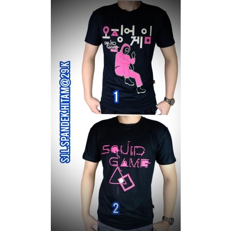 KAOS TSHIRT SQUID GAME VIRAL UNIK TERLARIS