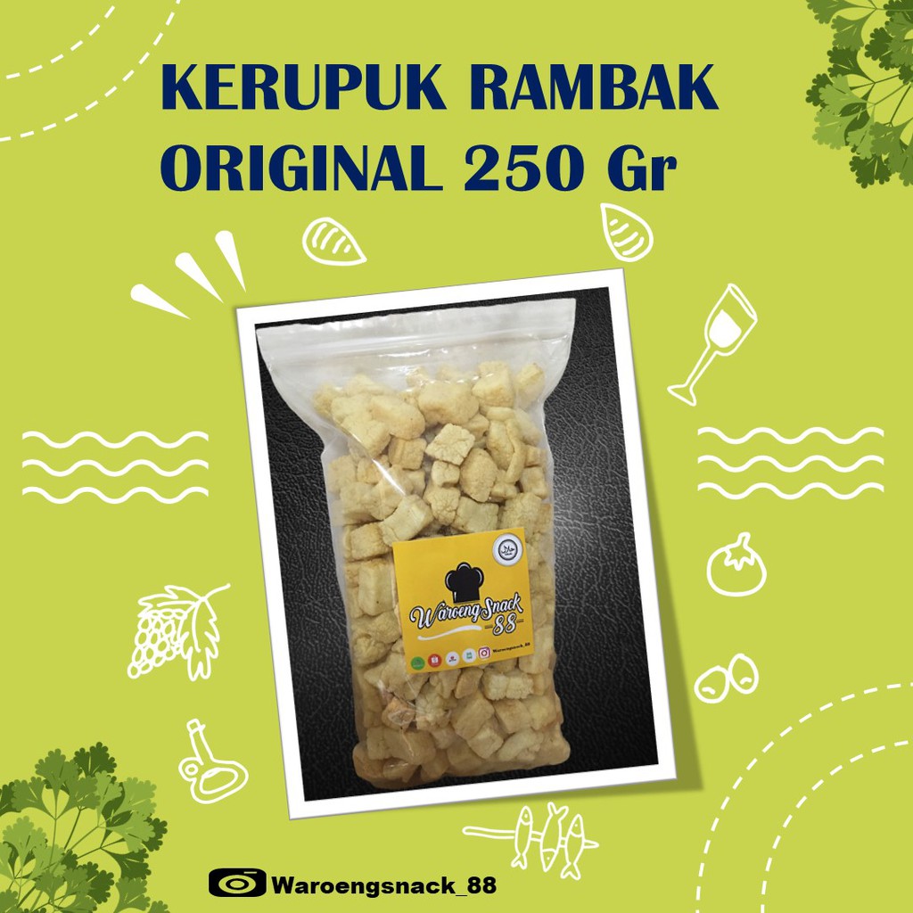 

KERUPUK RAMBAK ORIGINAL ENAK & MURAH