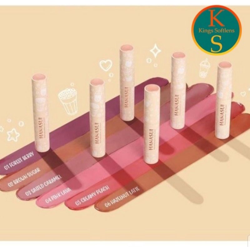 LipCream Hanasui Terbaru // Hanasui Mattedorable Lip Cream Boba Edition