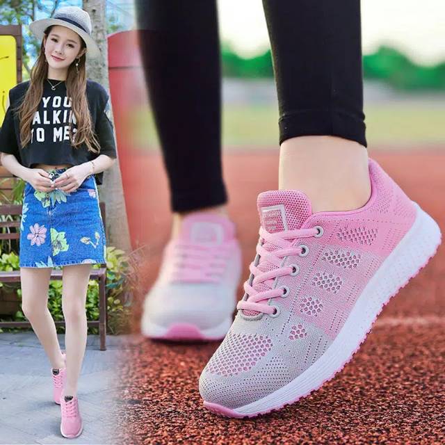 SEPATU SNEAKERS WANITA FASHION B21