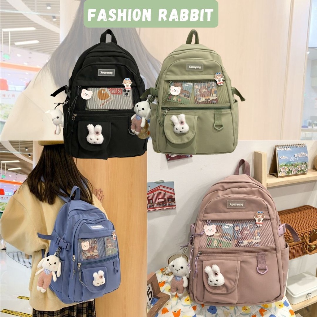 Tas Ransel Wanita Backpack Wanita Backpack Pria Tas Sekolah Tas Anak Fashion Wanita TK SD SMP SMA SMK