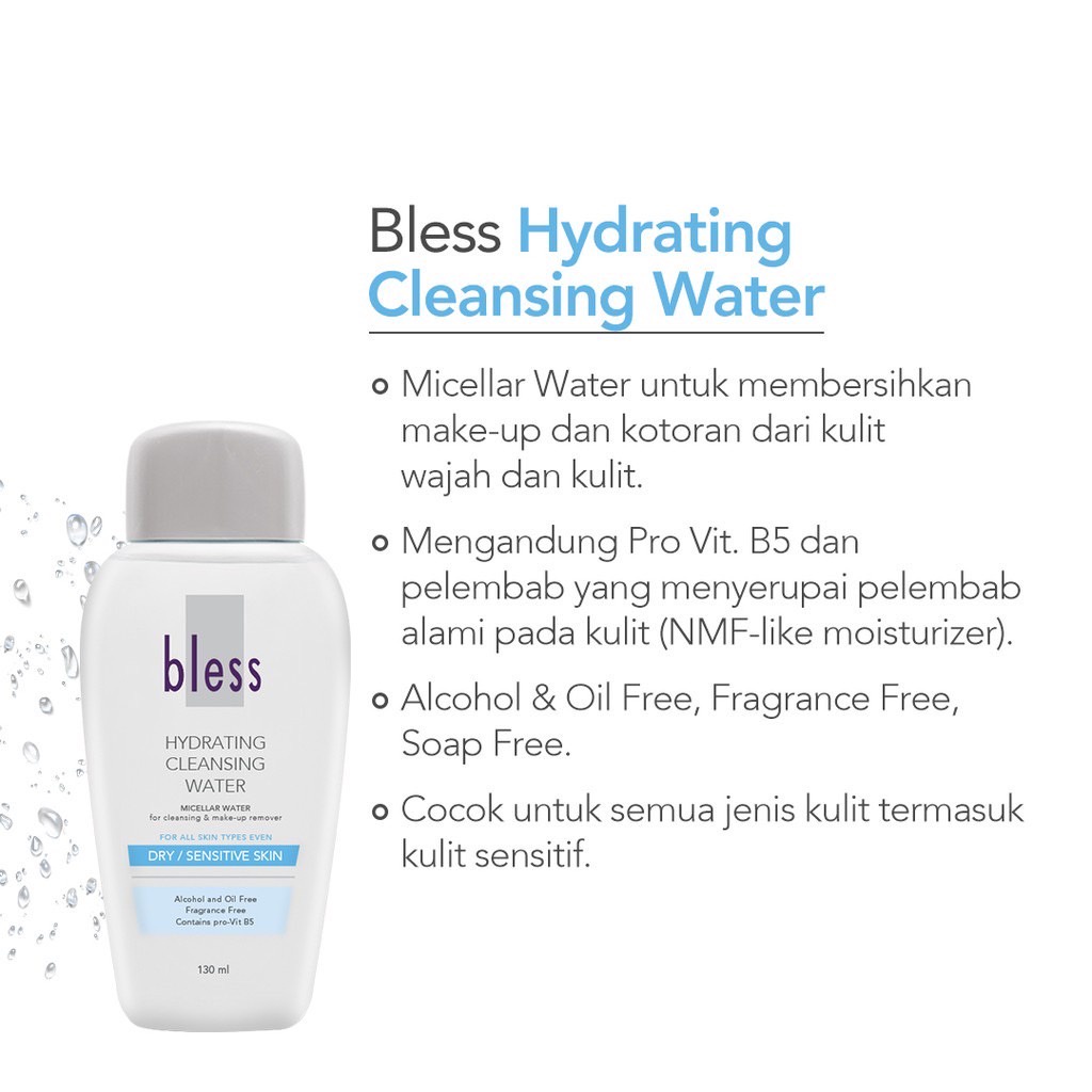 BLESS Hydrating Cleansing Water 130ml | Micellar Water