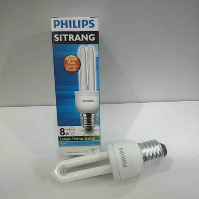 lampu philips sitrang 8w