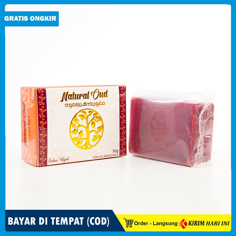 Sabun Natural Oud - Sabun Wajah Alami Pemutih - Penghilang Jerawat