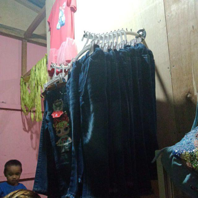 Gantungan Jepit Celana Anak 20cm / Hanger Jepit Celana