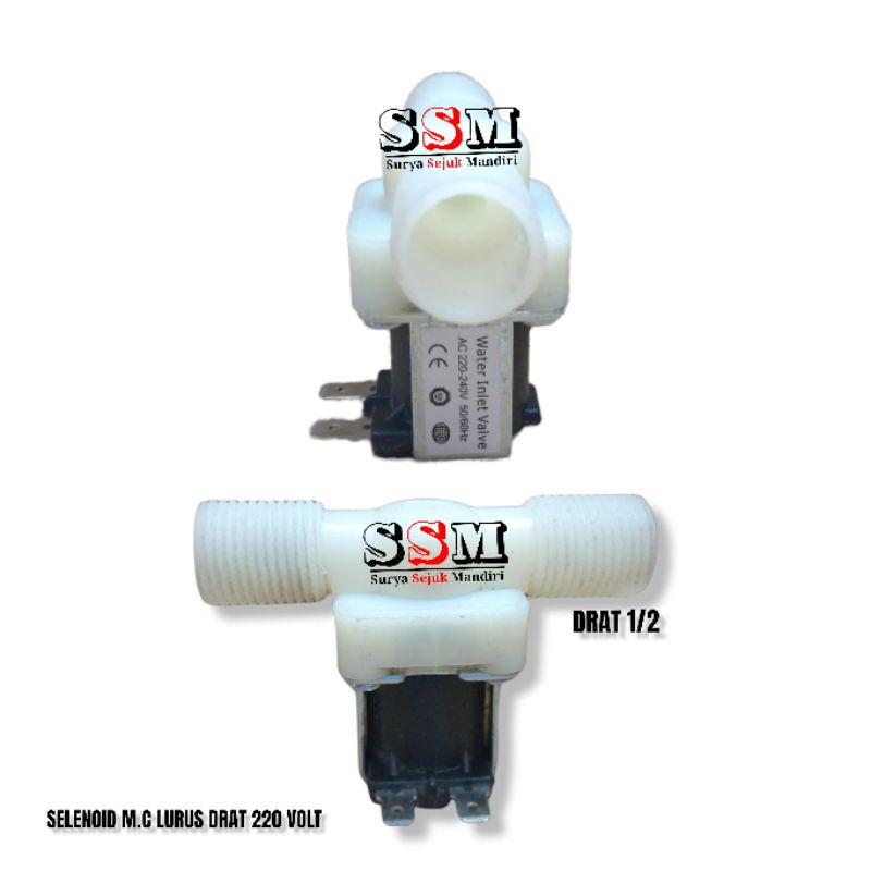 SELENOID MESIN CUCI LURUS DRAT 220 VOLT / SELENOID AIR