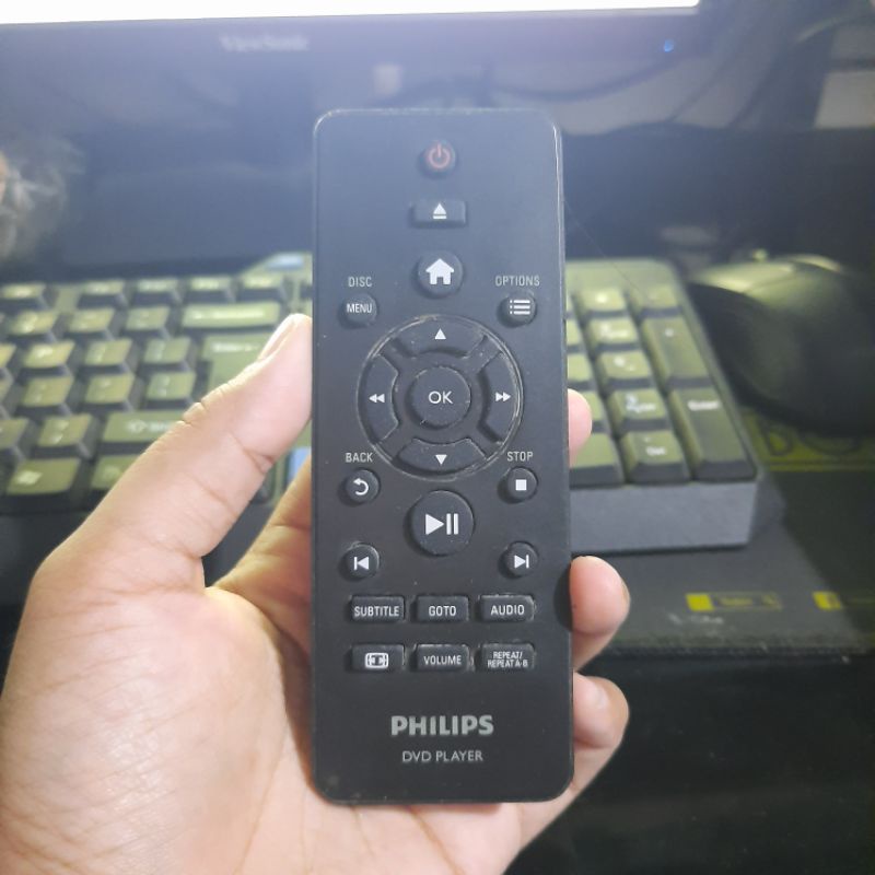 REMOTE REMOT DVD PHILIPS PLAYER KECIL ORIGINAL ASLI