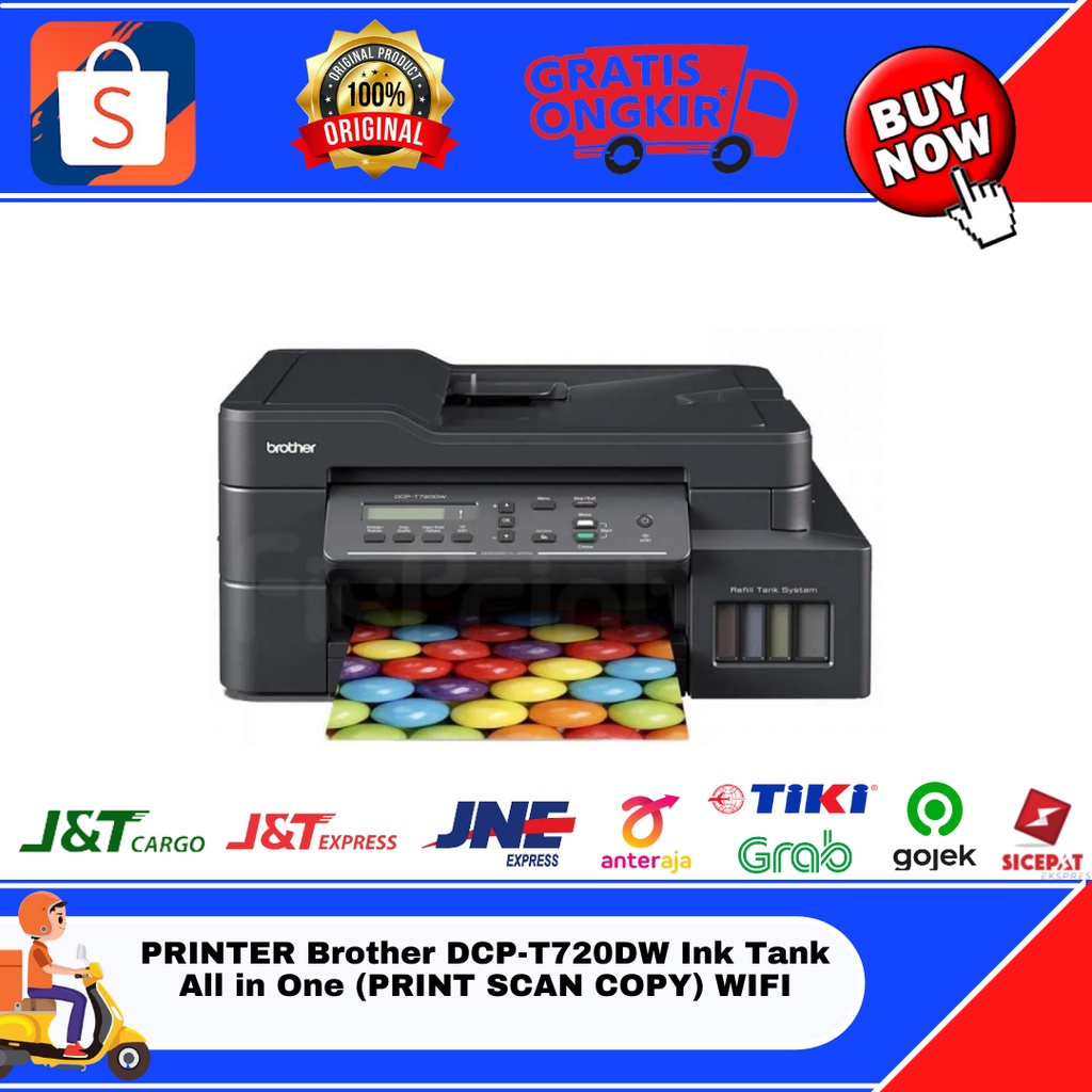 Jual PRINTER Brother DCP-T720DW Ink Tank All In One (PRINT SCAN COPY ...