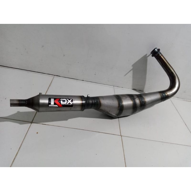 Knalpot Racing KDX Plat Type 3V3 PNP RX King dan RX Spesial Suara Garing
