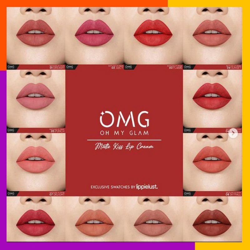 OMG OH MY GLAM matte kiss lip cream / lip cream omg