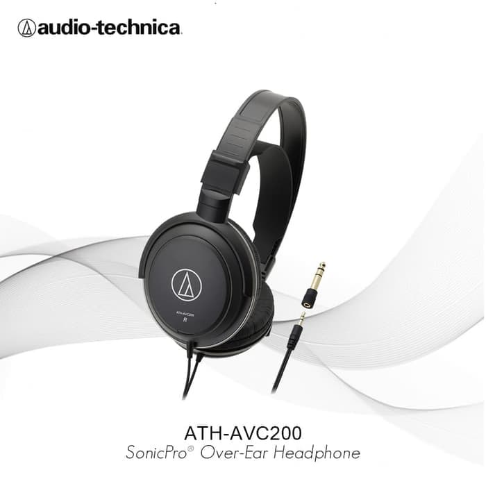 Audio-Technica ATH-AVC200 SonicPro Over Ear Dynamic Headphone