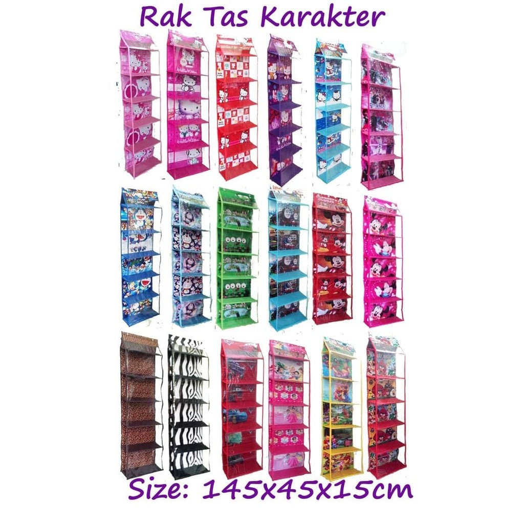 RAK GANTUNG TAS//KARAKTER LUCU